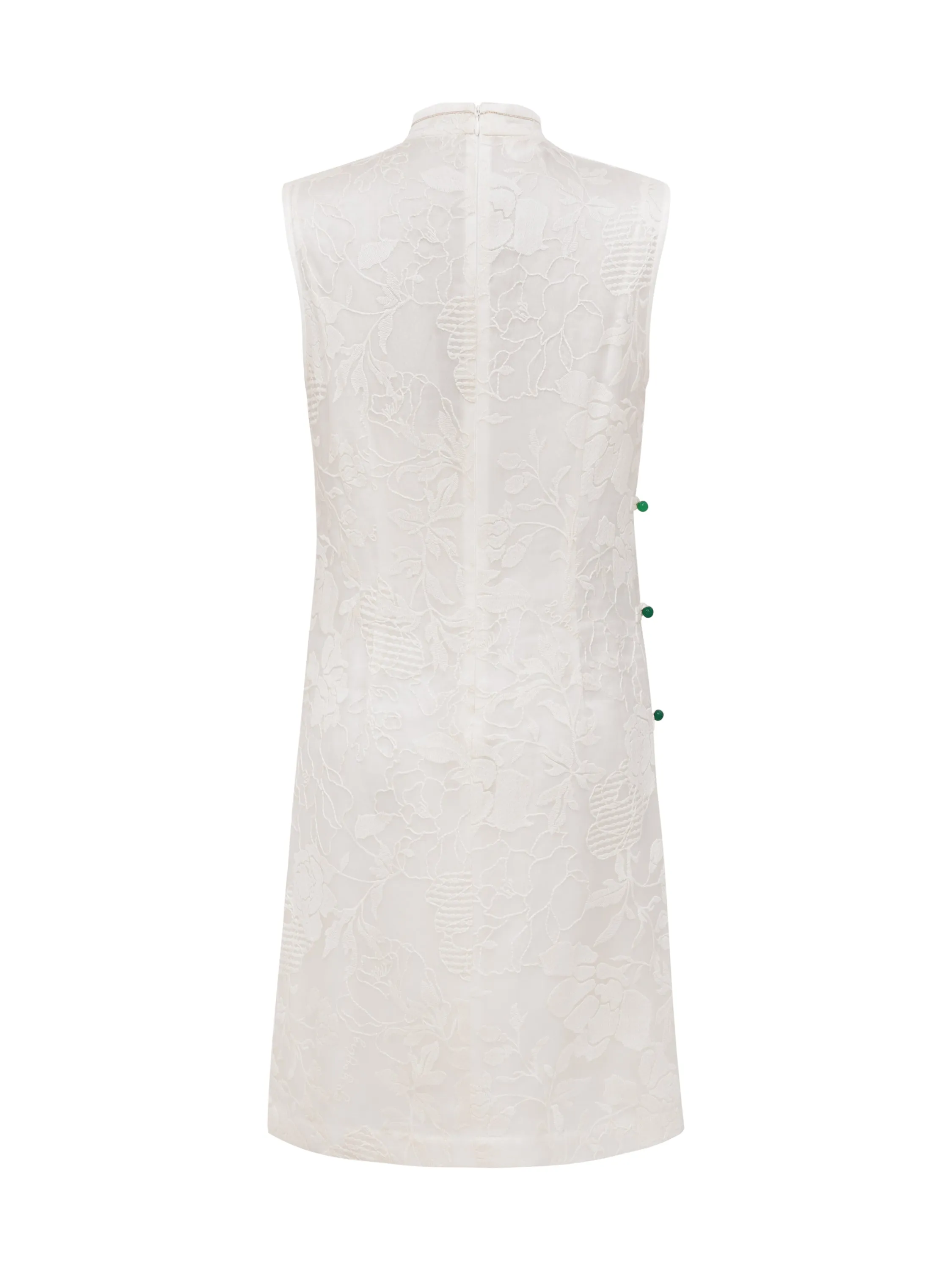 EP YAYING Silk Embroidered Dress