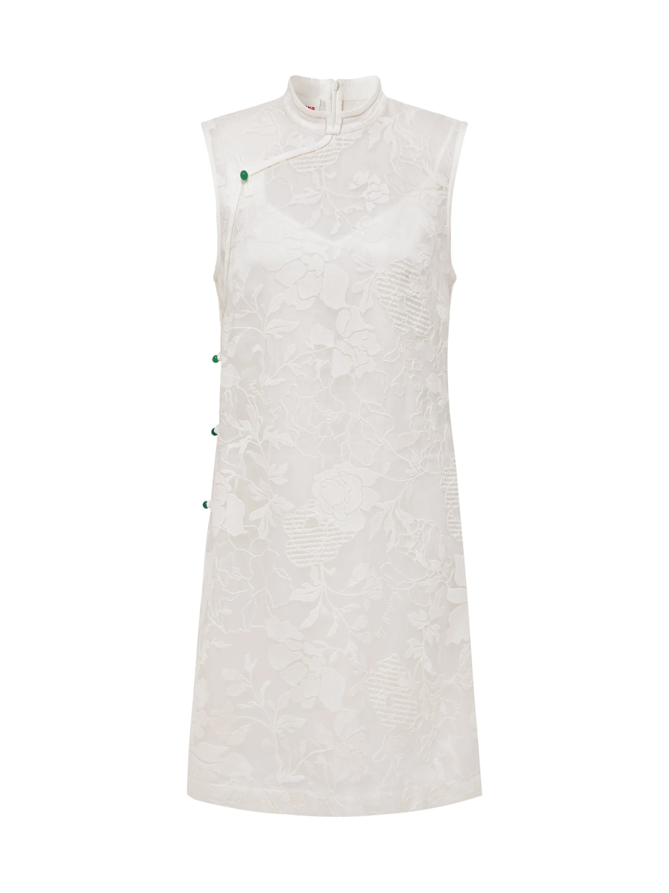 EP YAYING Silk Embroidered Dress