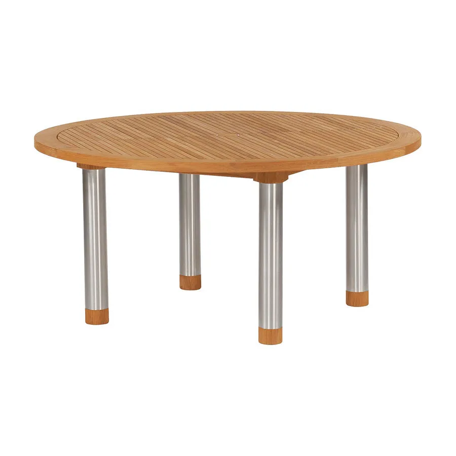 Equinox Circular Dining Table - Teak Top