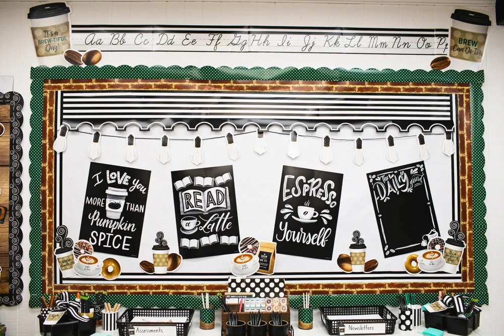 'Espresso Yourself' Poster | Industrial Cafe | Schoolgirl Style | UPRINT