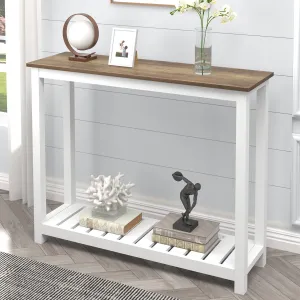 Farmhouse Sofa Table, Rustic Entryway Table