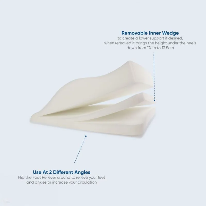 Foot Reliever Support in Quilted Cover
