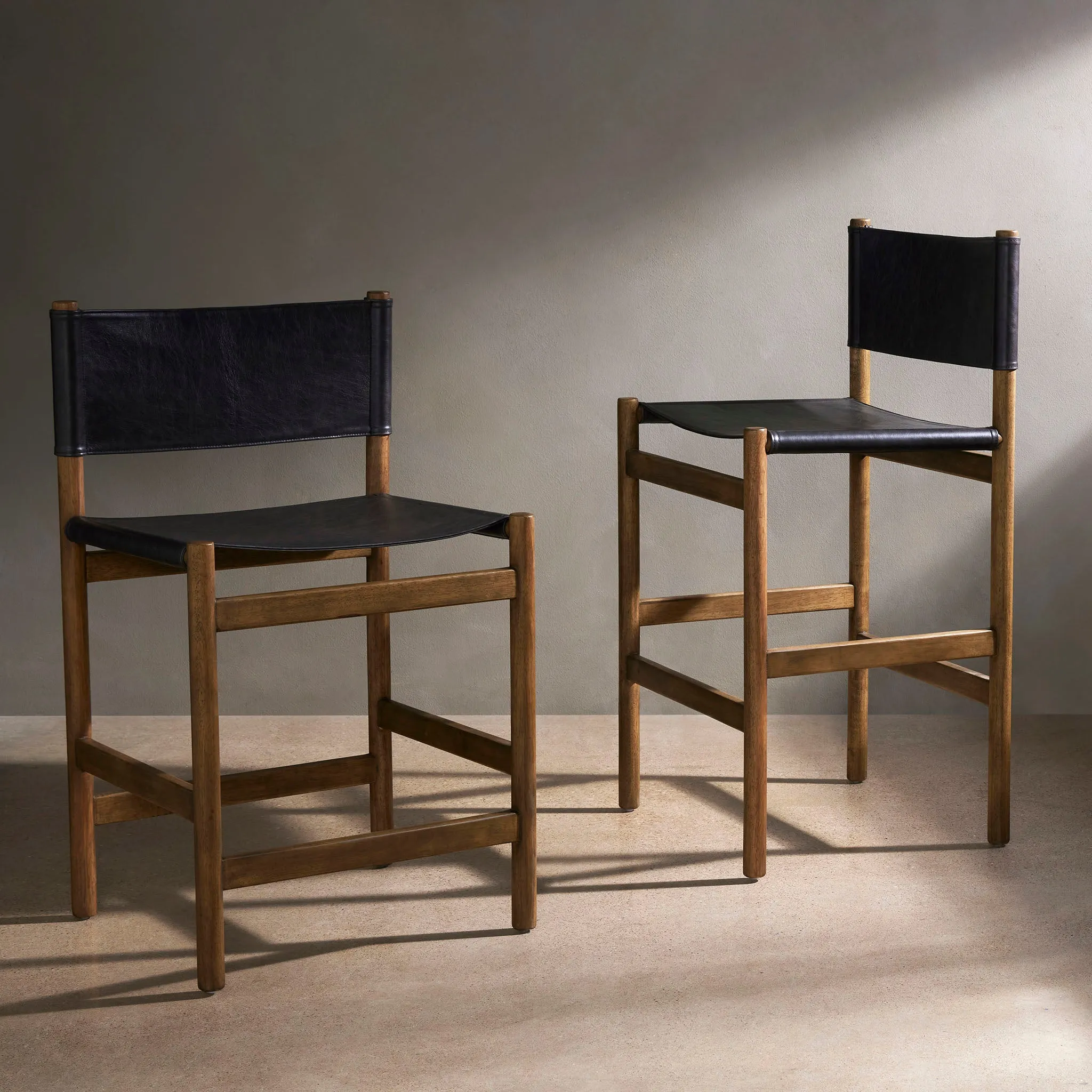 Four Hands Kena Counter Stool In Sonoma Black