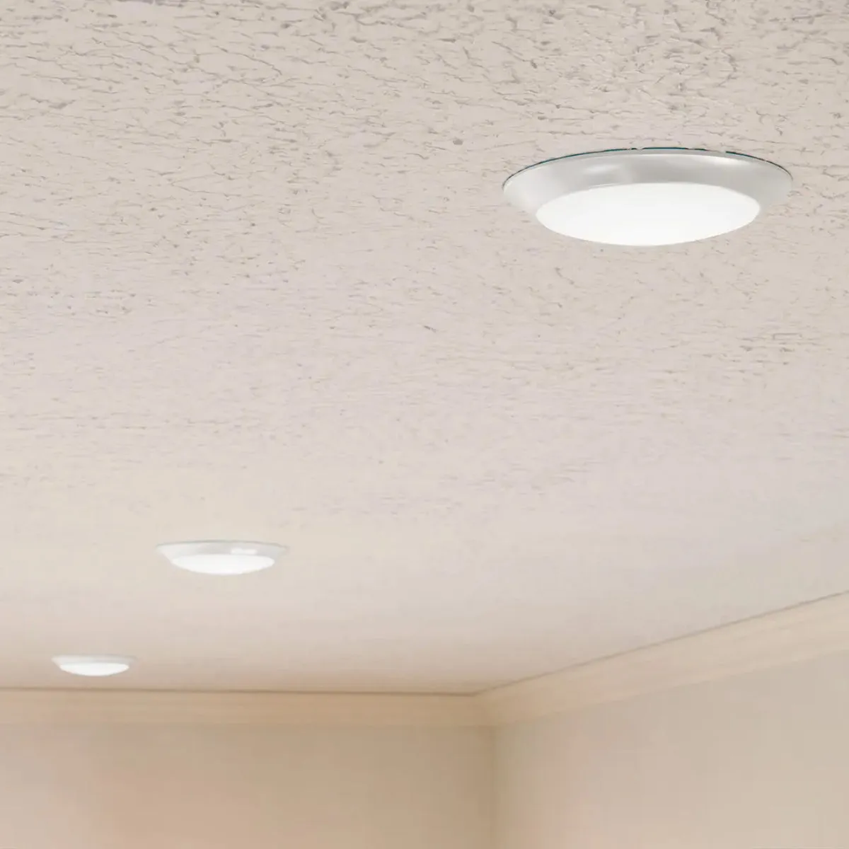 Gen Select 7" LED Flush Mount Light, White Finish 24-Count Bulk Pack