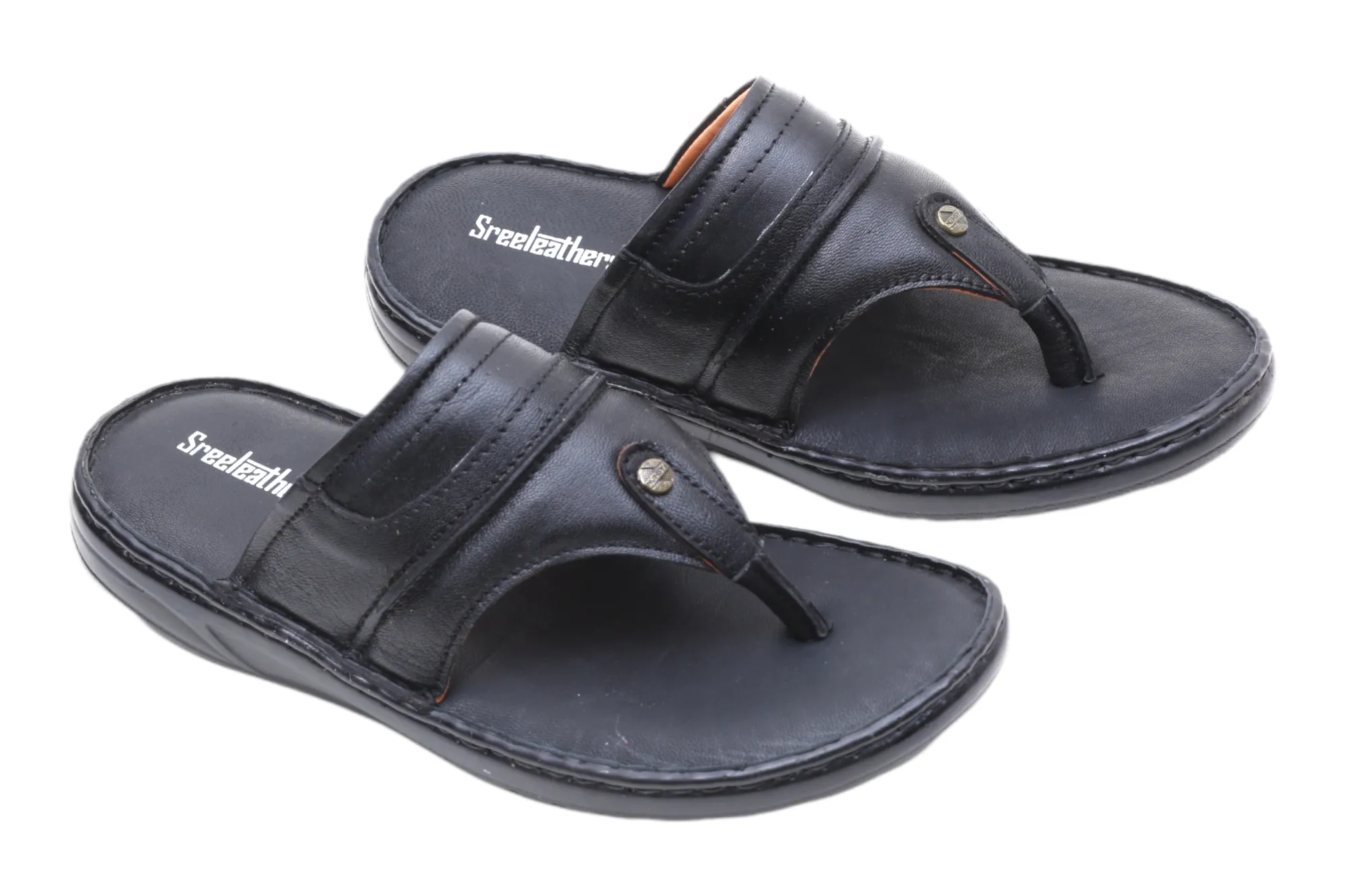 Gents leather chappal  28992