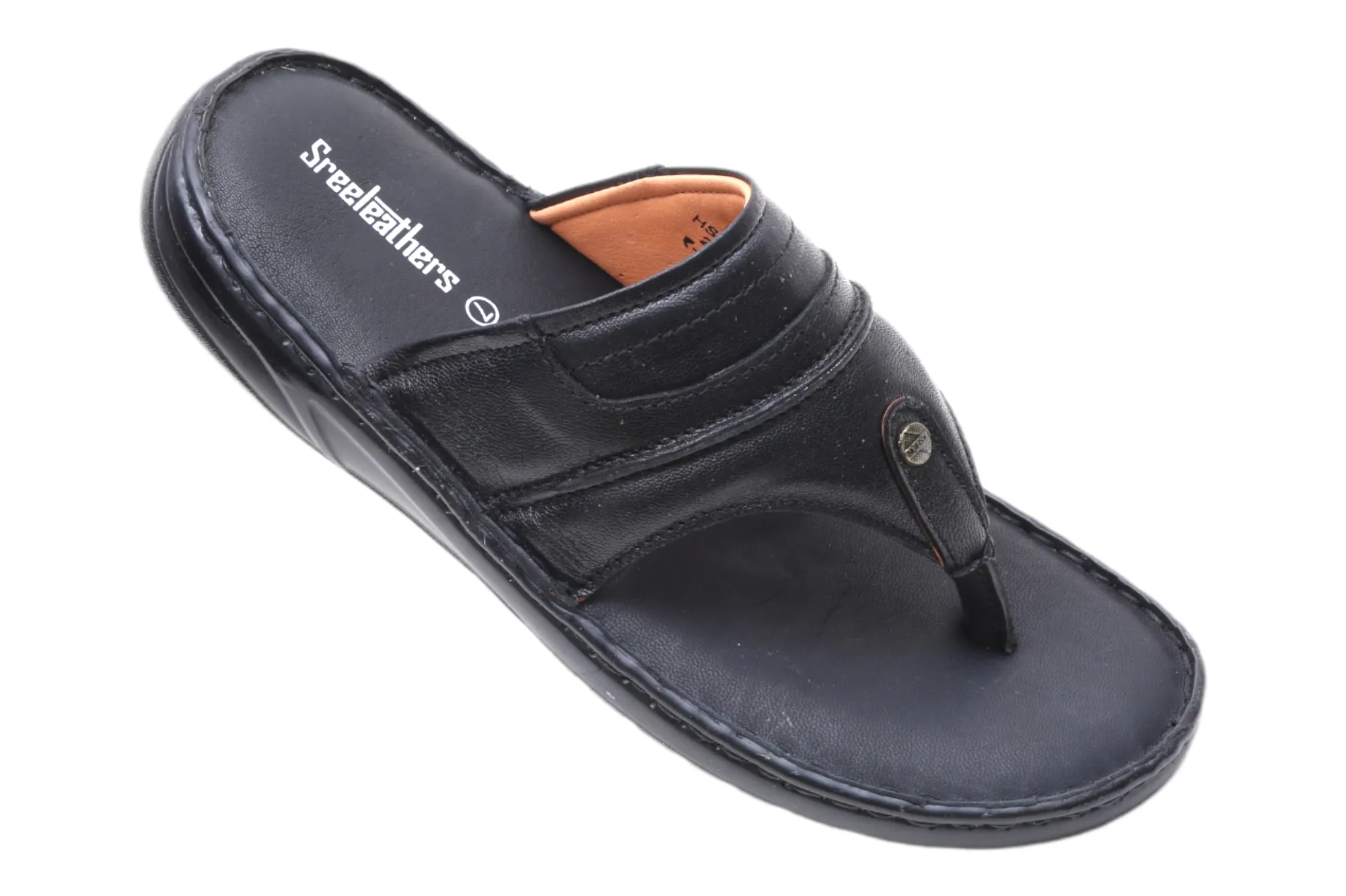 Gents leather chappal  28992