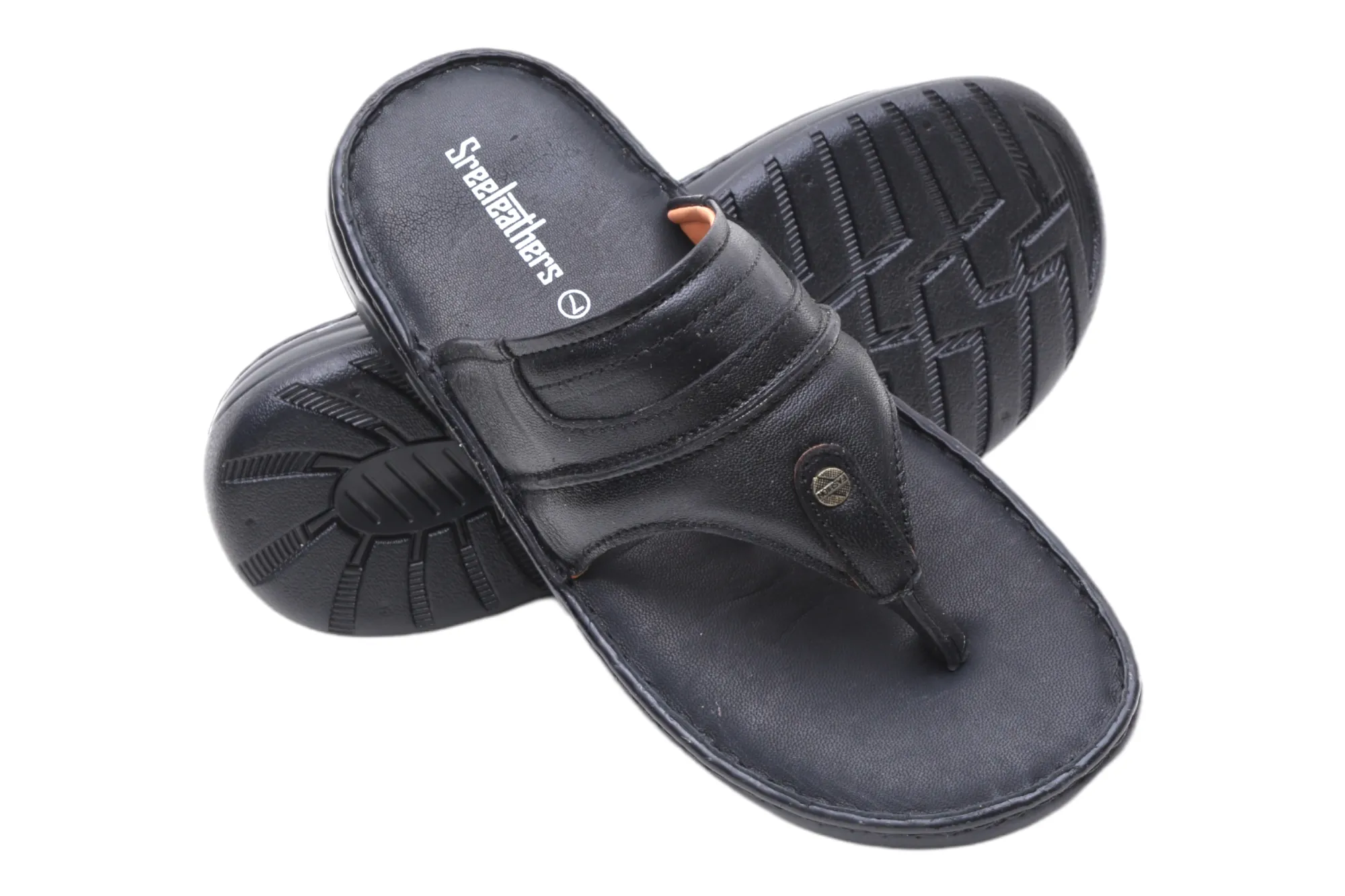 Gents leather chappal  28992