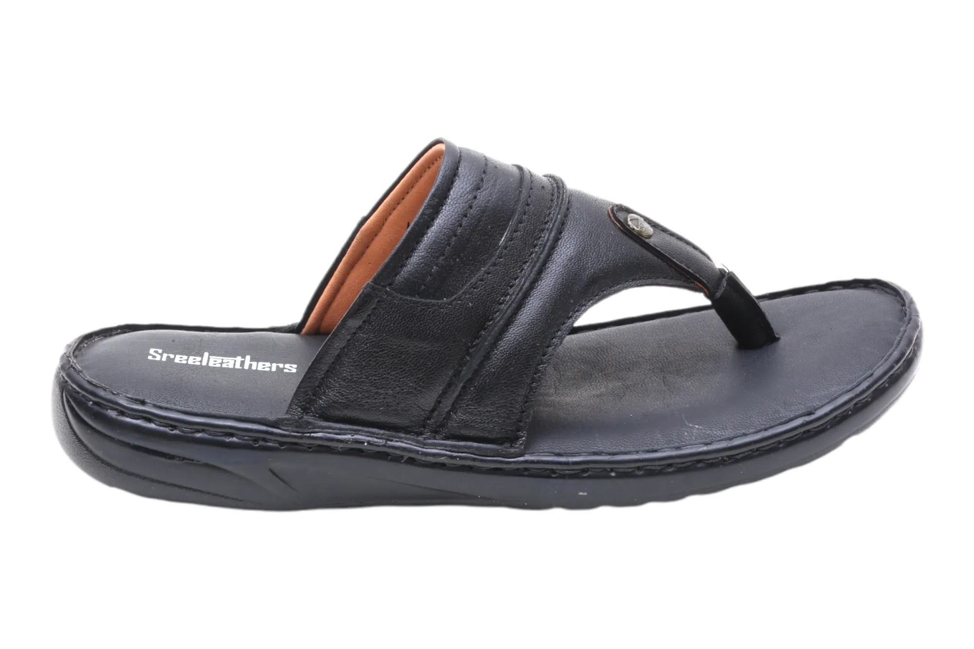 Gents leather chappal  28992