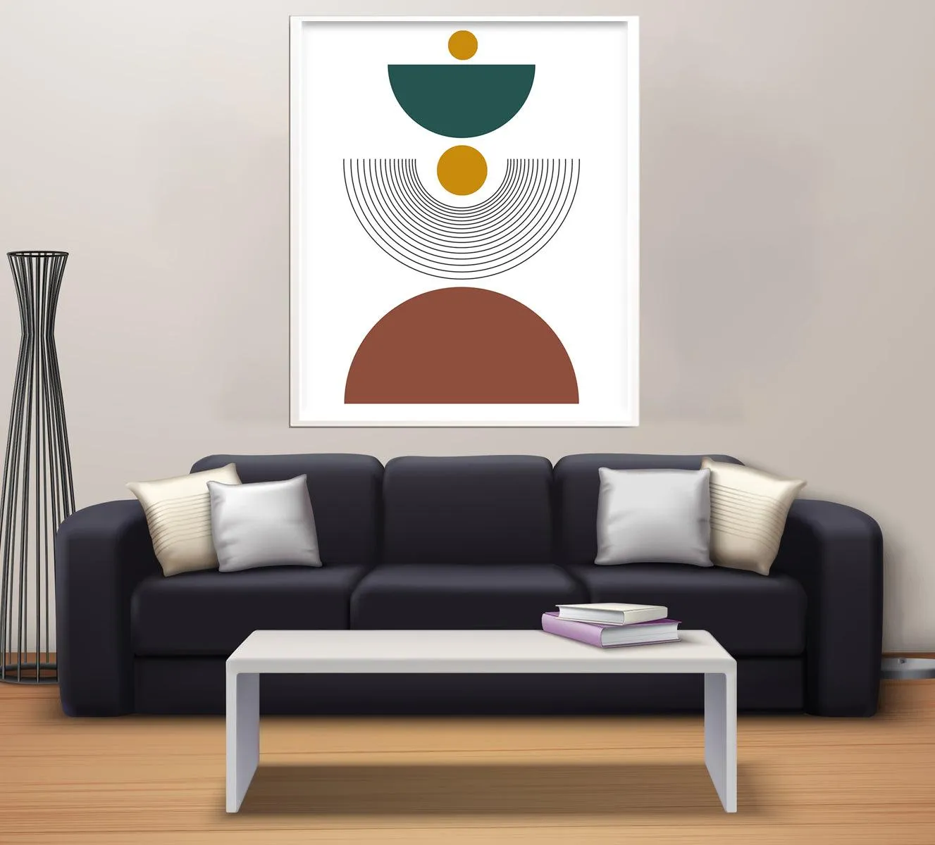 Geometric Harmony: Modern Minimalist Art