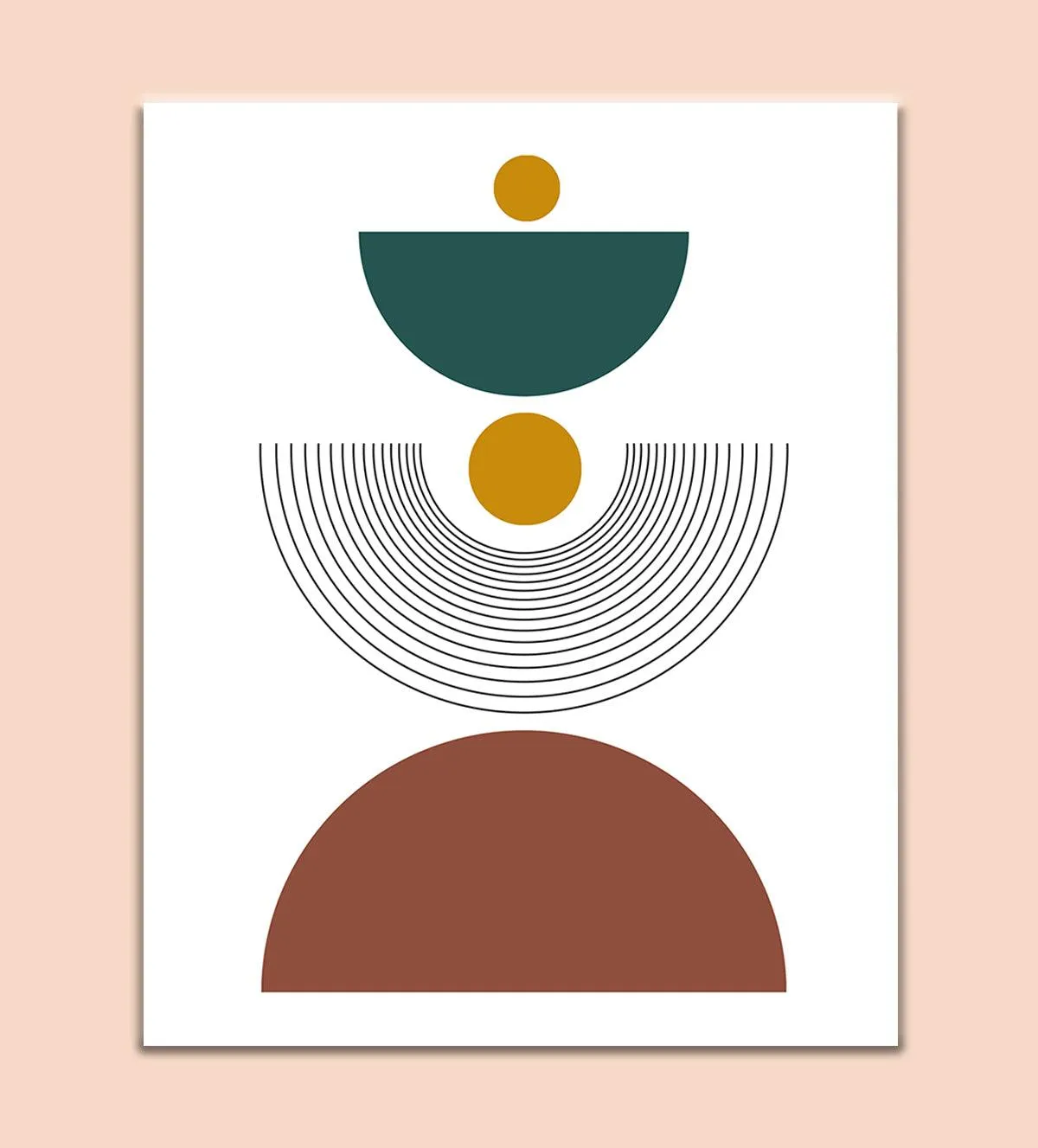 Geometric Harmony: Modern Minimalist Art