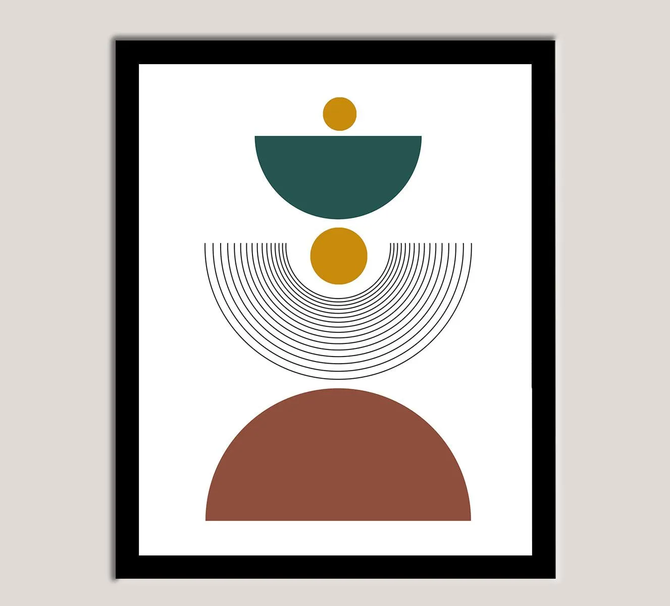 Geometric Harmony: Modern Minimalist Art
