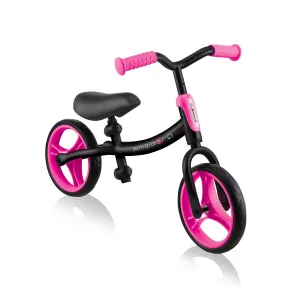 Globber Go Bike - Black / Neon Pink (2y - 5y)