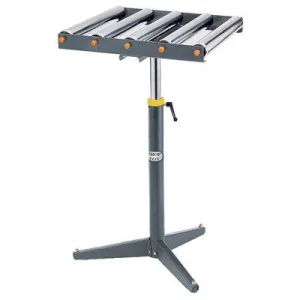Heavy Duty Material Work Support Table Saw 5 Roller Wheel Stand Adjustable