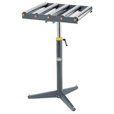 Heavy Duty Material Work Support Table Saw 5 Roller Wheel Stand Adjustable