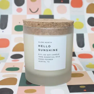 Hello Sunshine Candle