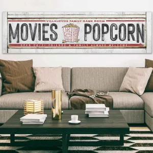 Home Theater Signs -  Family Game Room Wall Art