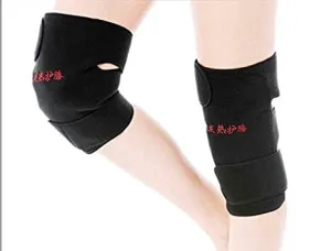 IMPORTIKAAH Self-Heating Magnetic Knee Support: Tourmaline Brace Wrap for Arthritis Therapy (2 pcs)