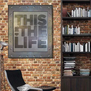 Industrial Canvas Wall Art This is the Life