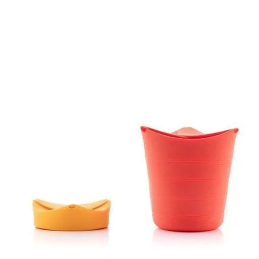 InnovaGoods Popbox Folding Popcorn Makers x 2  - Yellow & Orange | 816674