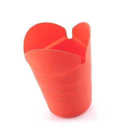 InnovaGoods Popbox Folding Popcorn Makers x 2  - Yellow & Orange | 816674