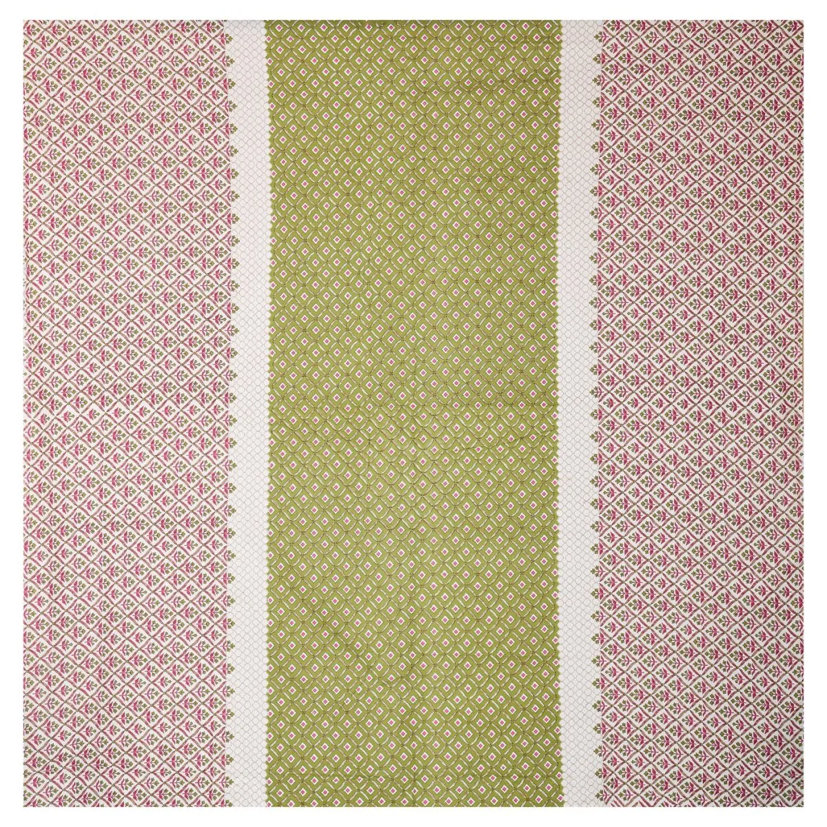 Jaipuri Print Pure Cotton Super King Size Bedsheet with 2 Pillow Covers