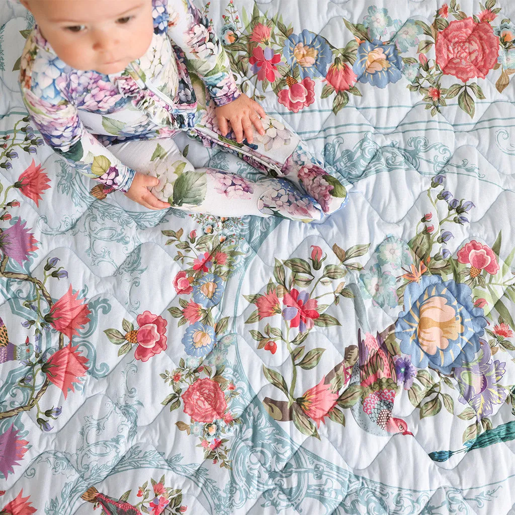 Kara & Versaille Reversible Quilted Patoo® Blanket
