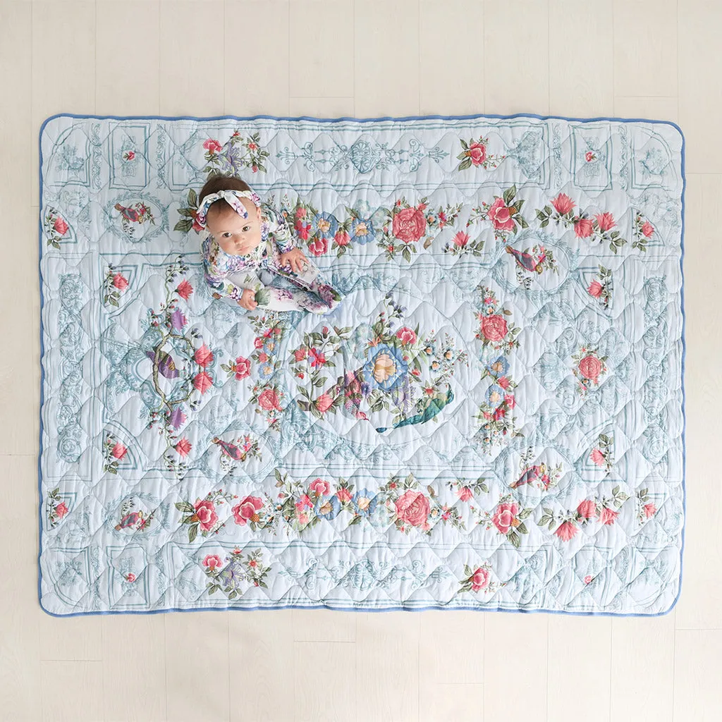 Kara & Versaille Reversible Quilted Patoo® Blanket