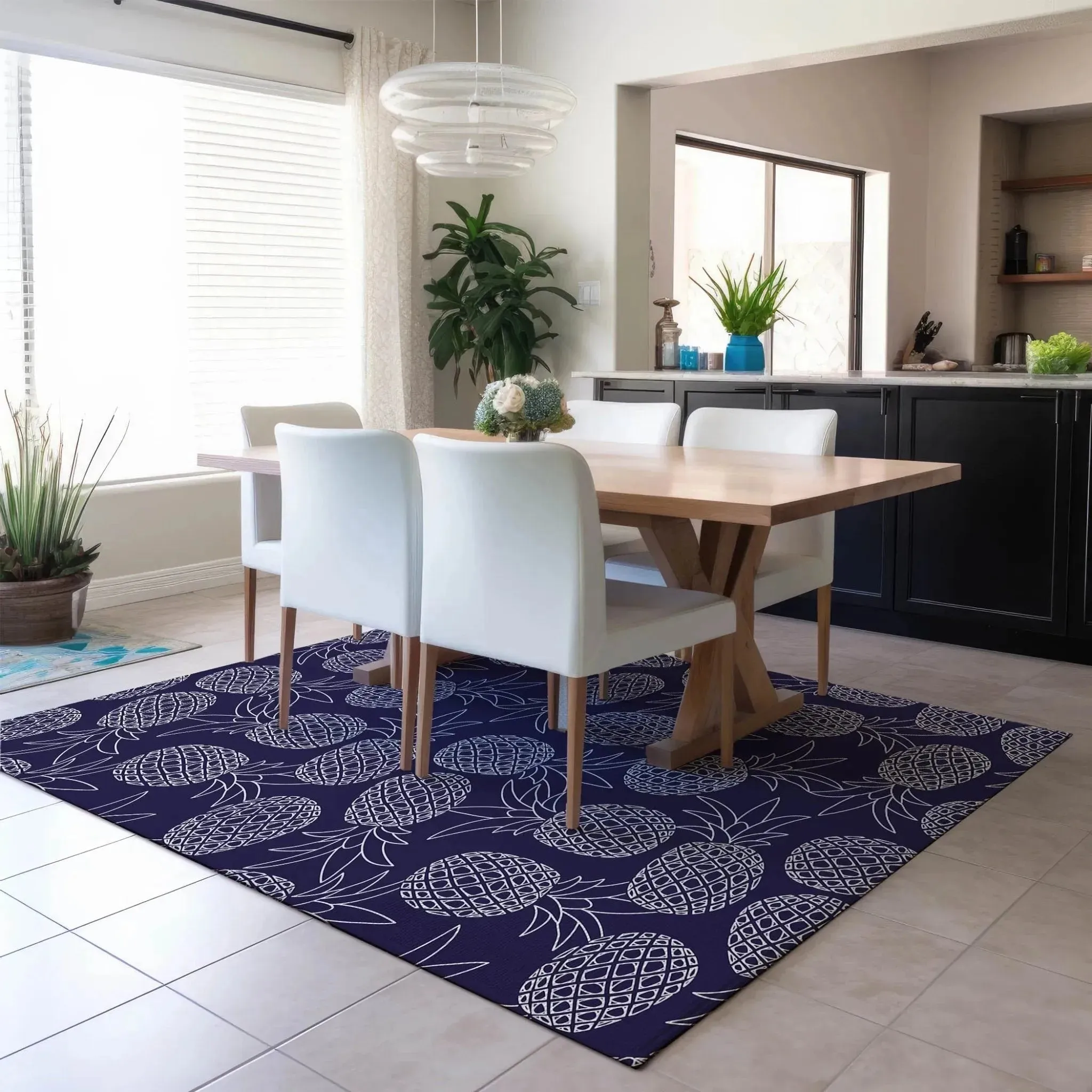 Kendall KE6 Navy Rug