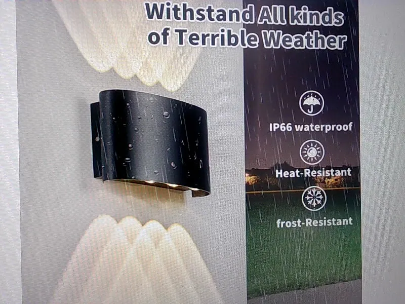 LANFU Modern Black Wall Light Fixture