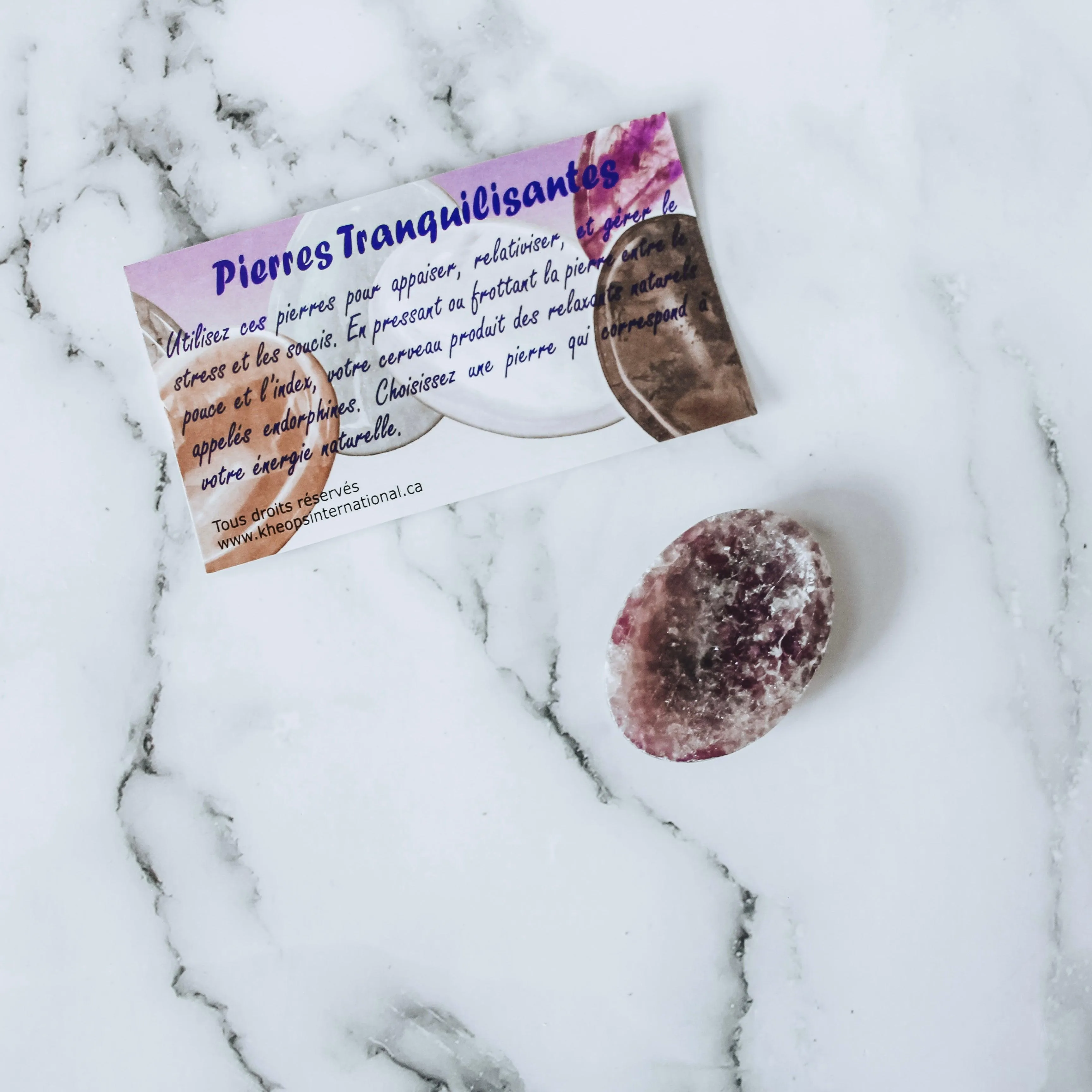 Lepidolite Worry Stone – Halt Obsessive Thoughts and Stabilize Mood Swings