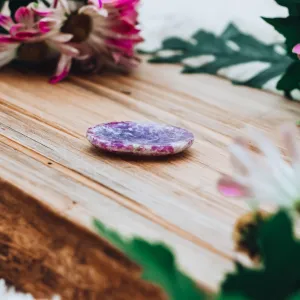 Lepidolite Worry Stone – Halt Obsessive Thoughts and Stabilize Mood Swings