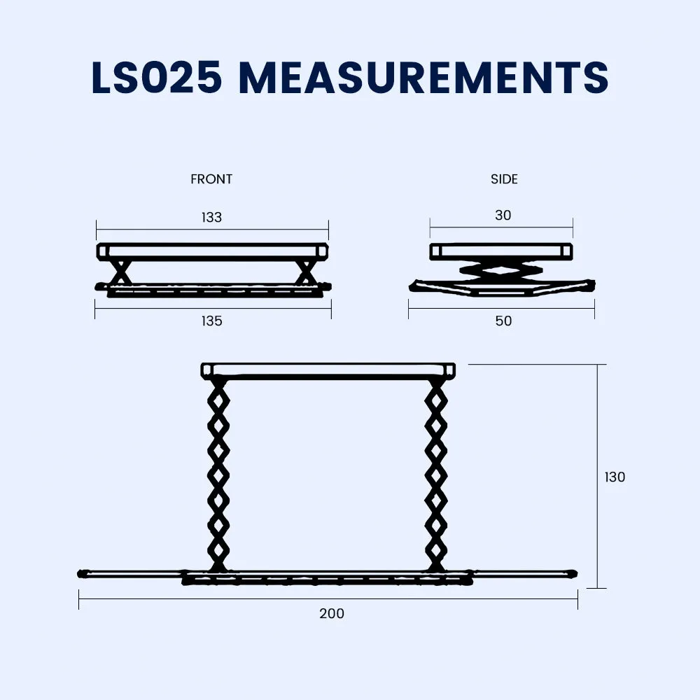 LS025 Automated Laundry Rack | Essential Features