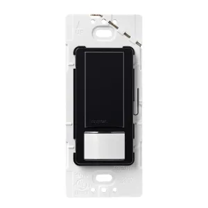 Maestro 120V Occupancy/Vacancy Motion Sensor Light Switch PIR, Single Pole, Black