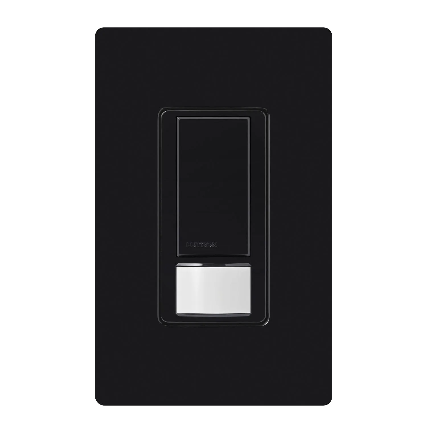 Maestro 120V Occupancy/Vacancy Motion Sensor Light Switch PIR, Single Pole, Black