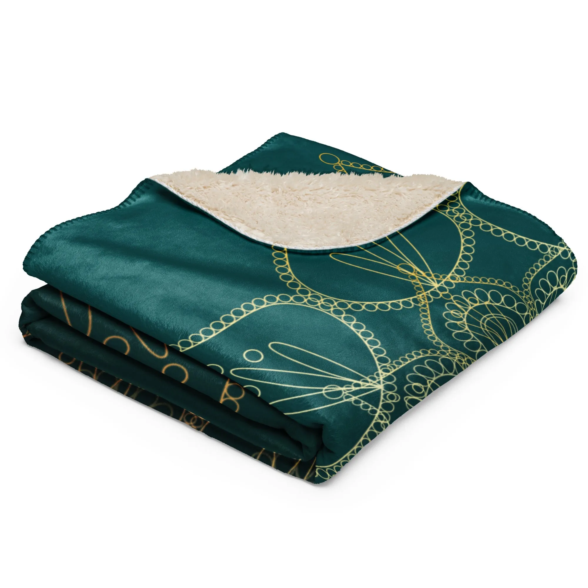 Mandala Butter Soft Sherpa blanket lioness-love