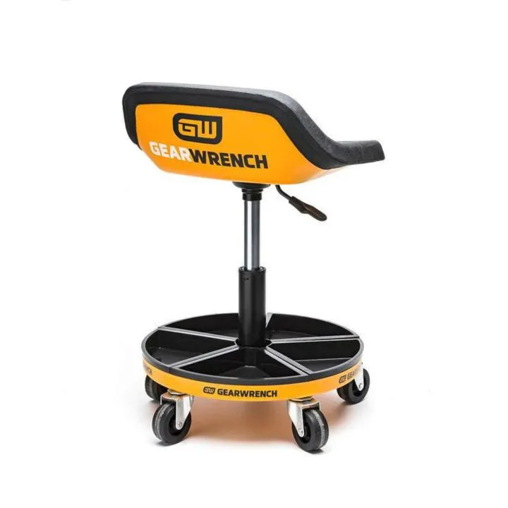Mechanics Seat - Gearwrench Adjustable Height Swivel 18 in to 22 in, 86994