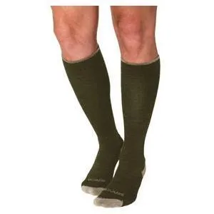 Merino Outdoor Socks, Calf, 15-20 mmHg, X-Large, Olive
