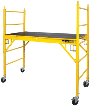 Metaltech Jobsite Series I-CISCPY Baker Scaffold, 2 in H Adjustment, 1250 lb :EA: QUANTITY: 1