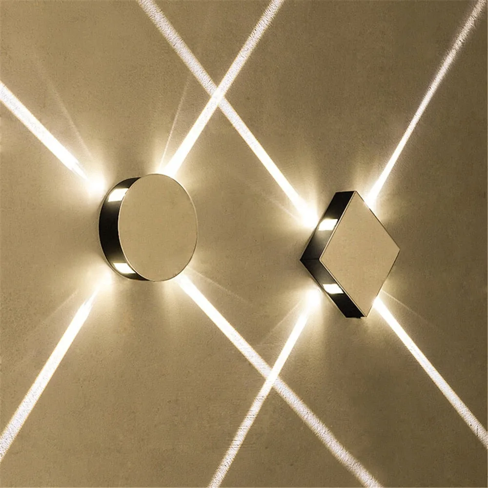 Minimalist Light Beams Wall Lights