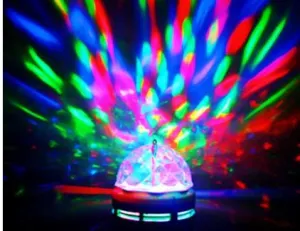 Multi-Colour Rotating Disco Bulb