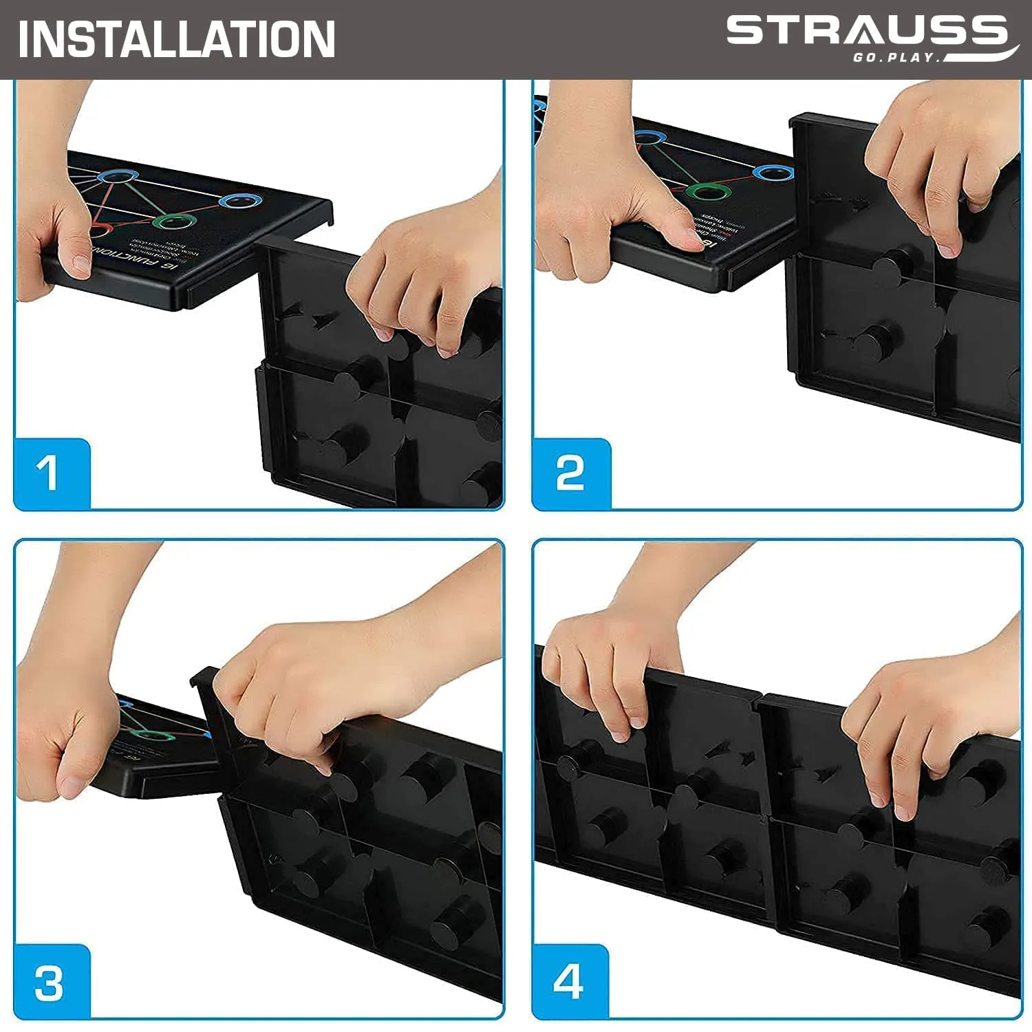 Multifunctional Push Up Board|PushUp Bar|PushUp Stand for Chest Press(Pack of 2)