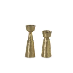 Nkuku Jahi Brass Candlestick
