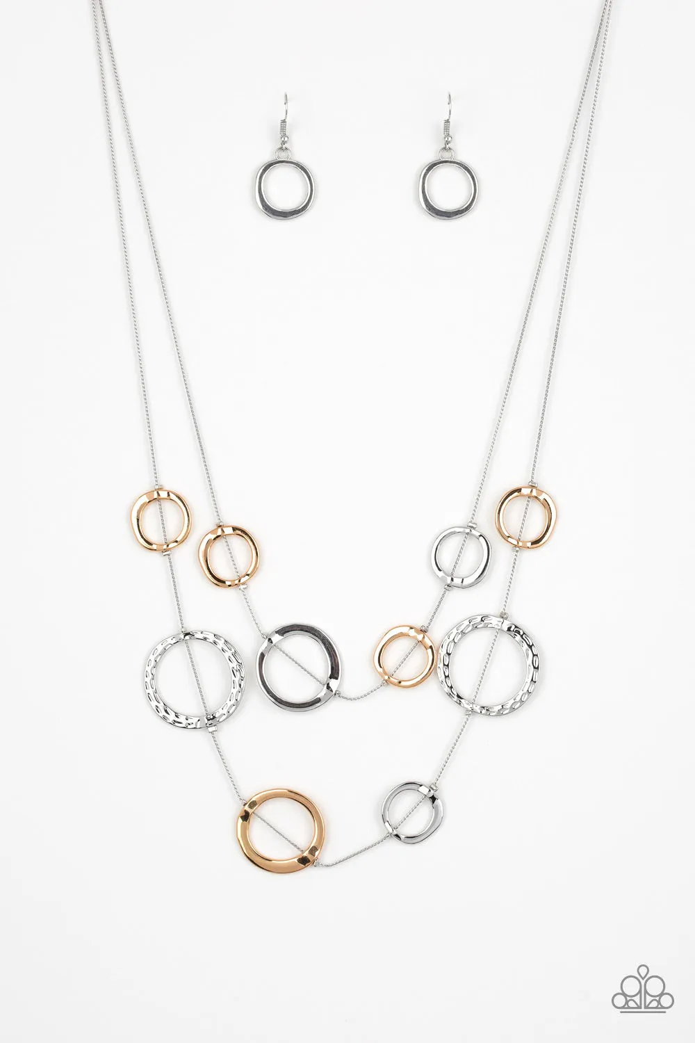 Open Door Jewelry - Ageless Aesthetics - Silver Necklace - Paparazzi Accessories