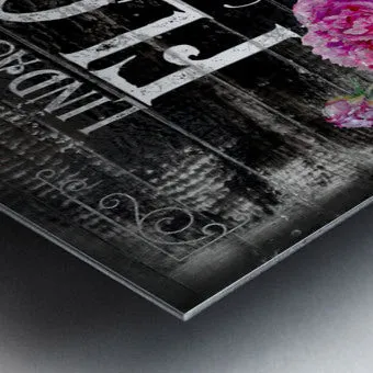 Personalized Metal Garden Sign with Hummingbird