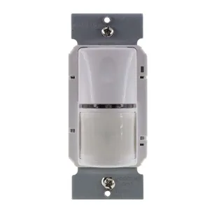 PIR Wall Switch Occupancy Sensor, 120/277V, White