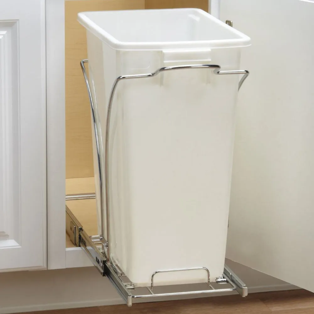 Sliding Cabinet Trash Can - 36 Quart