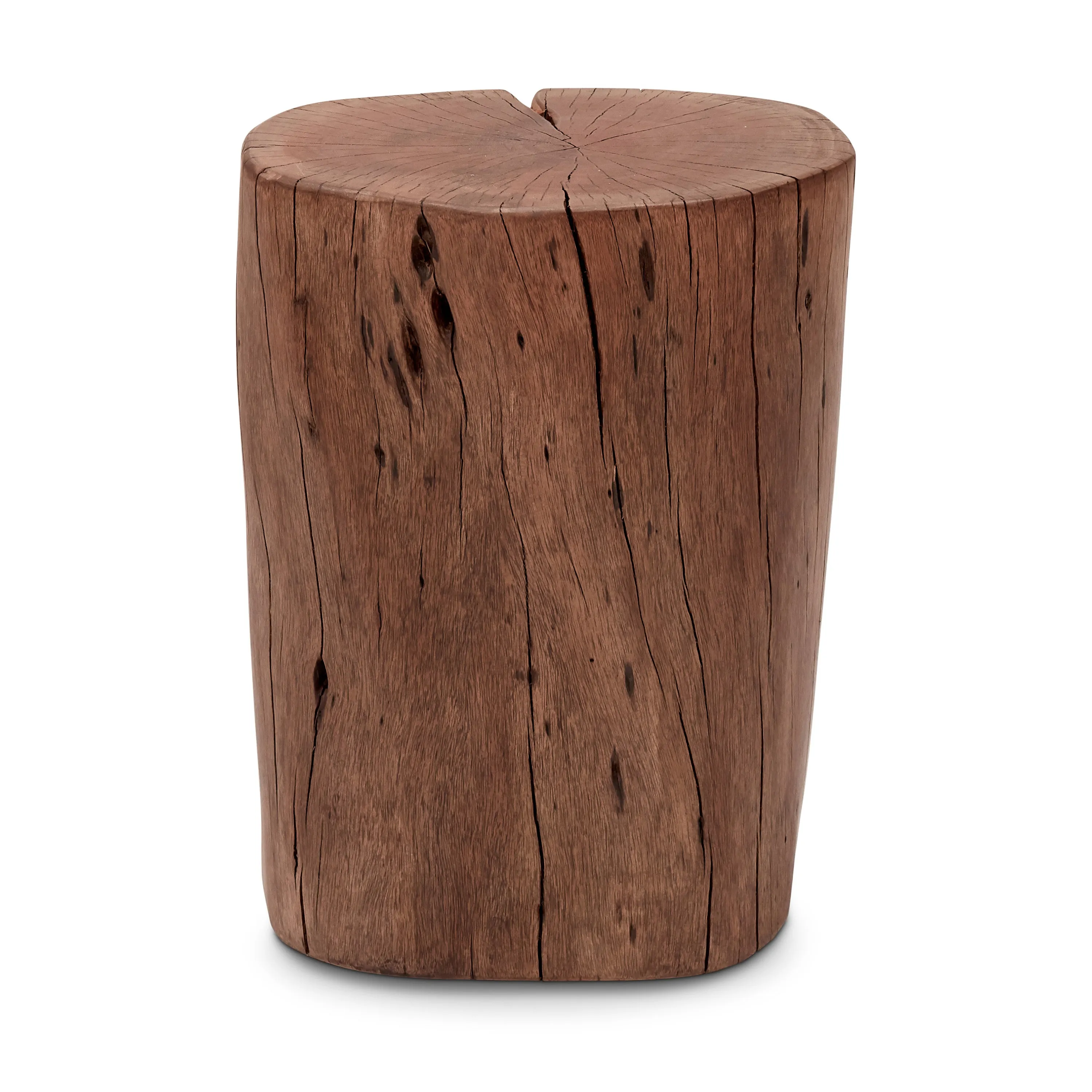 Solid Wood Stump Stool