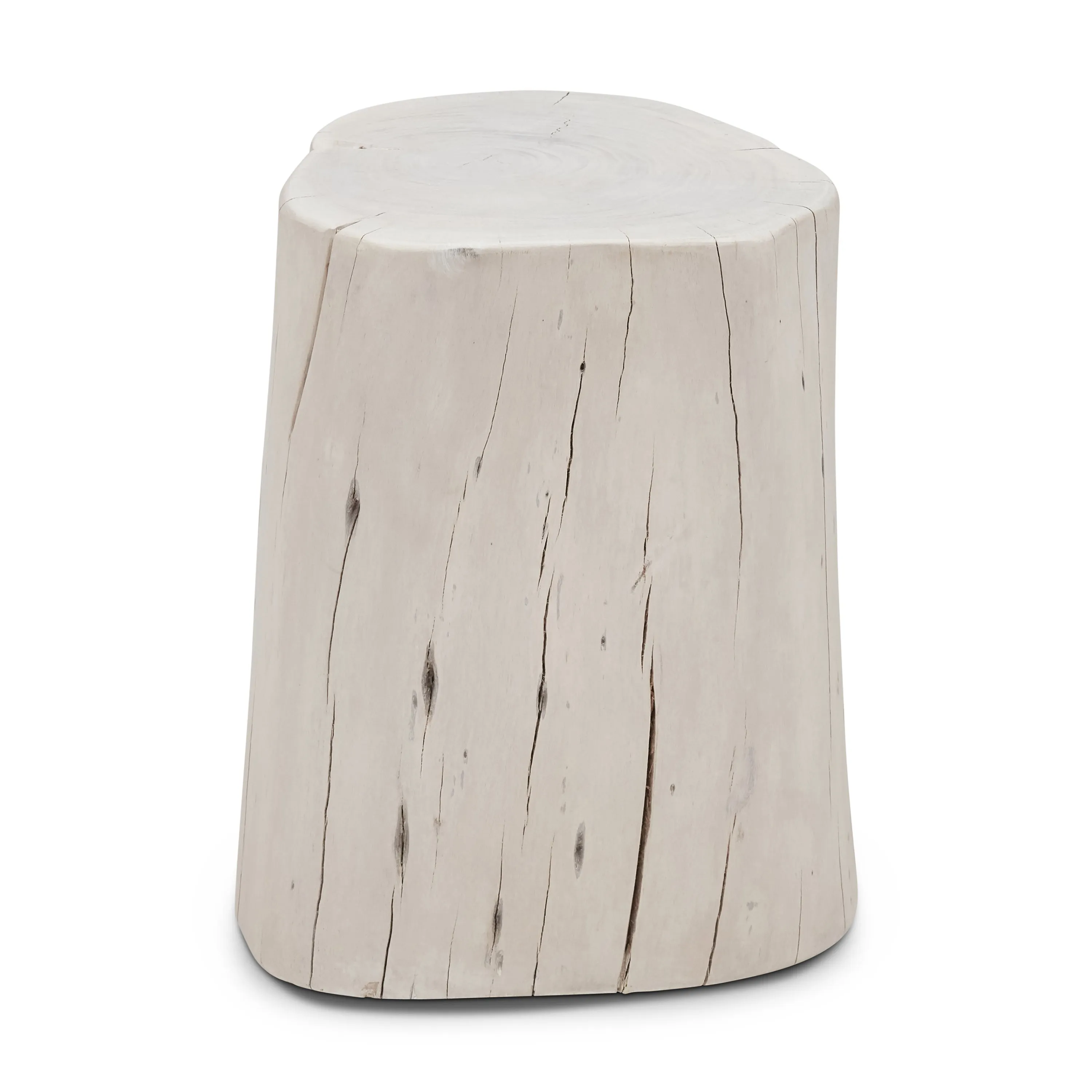 Solid Wood Stump Stool