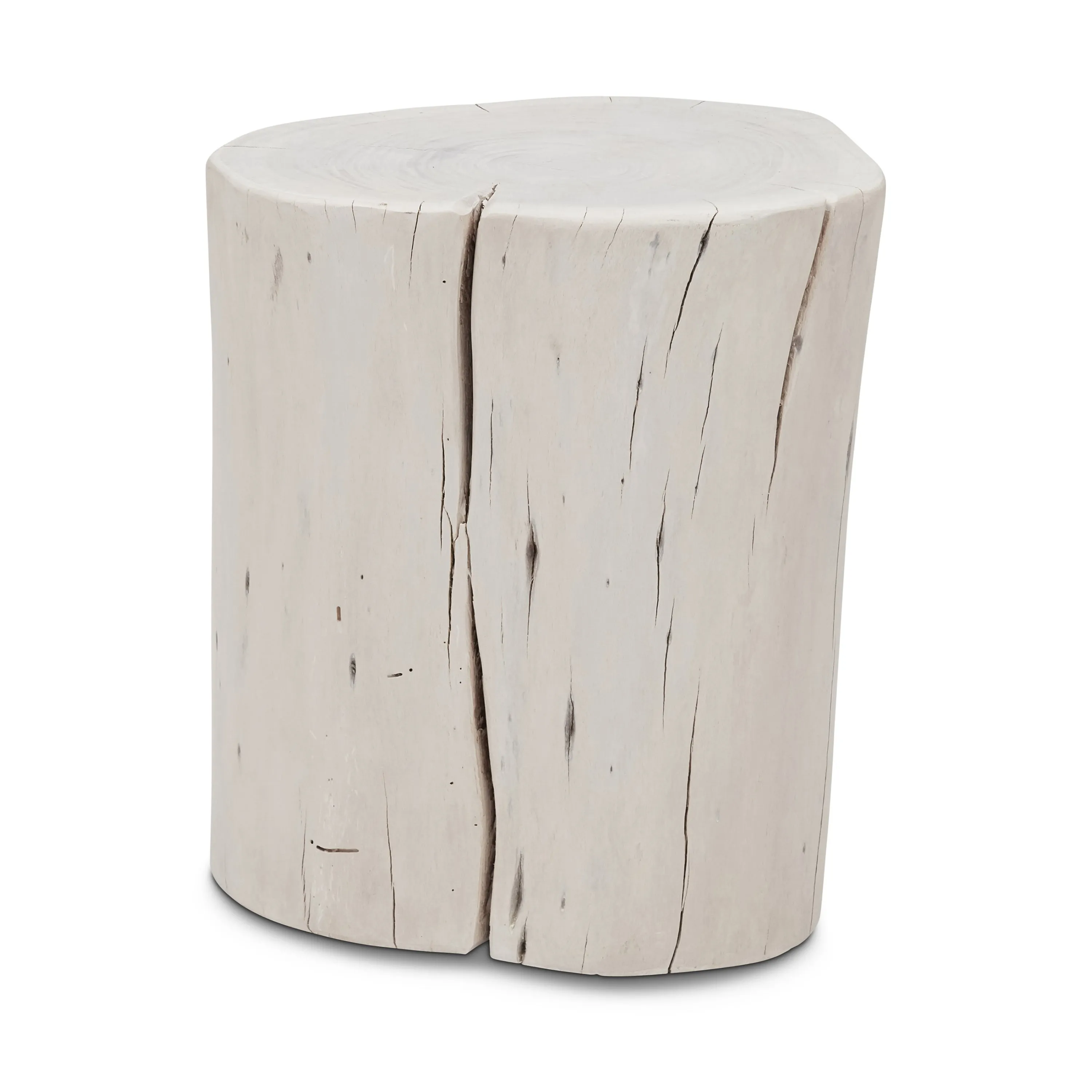 Solid Wood Stump Stool