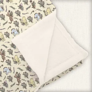 Spring Fever Flowers for Pooh - Minky Lush Blankets